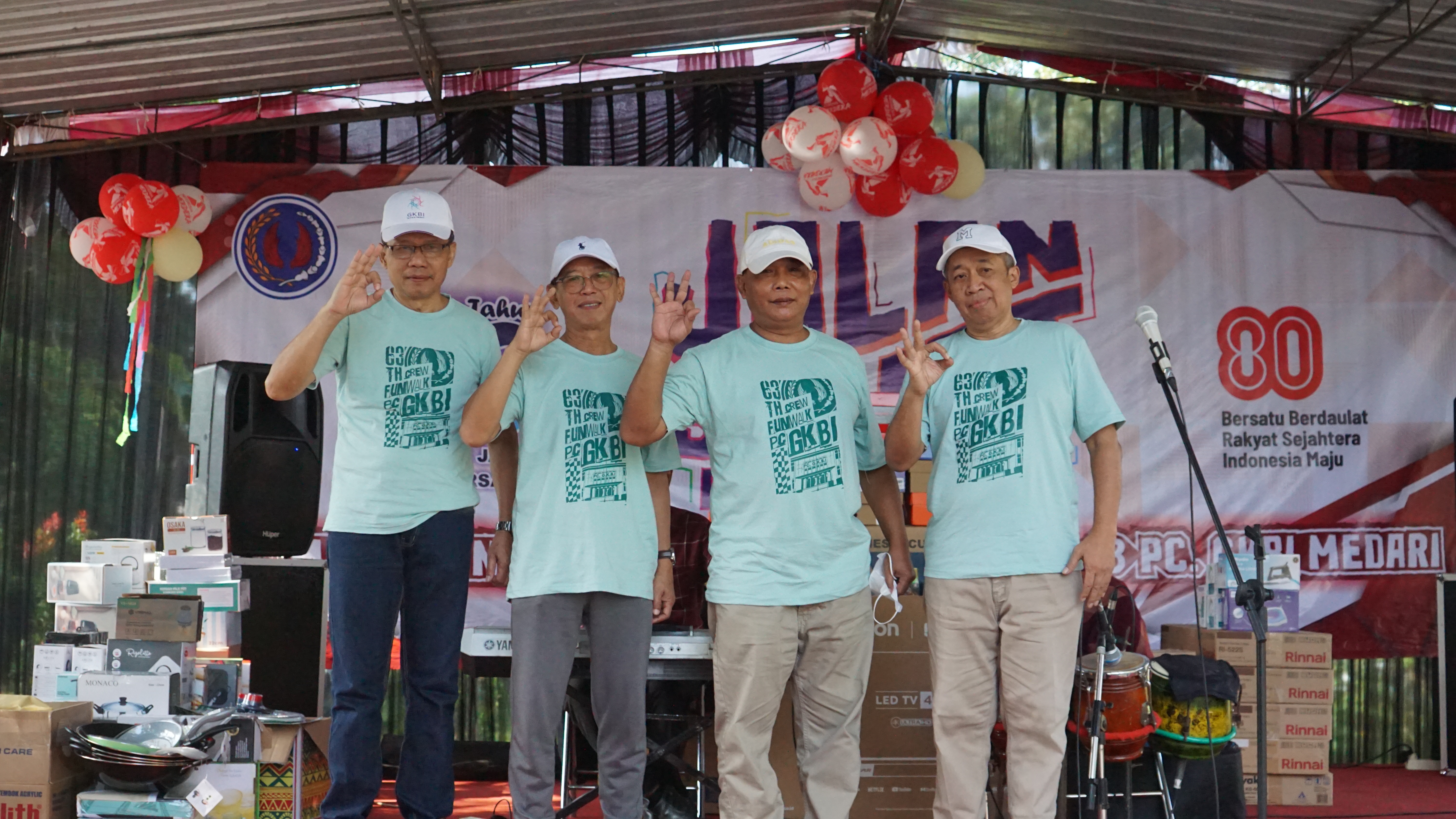 Semarak Jalan Sehat HUT RI ke-80 dan Milad PC GKBI ke-63, Dihadiri Ribuan Peserta